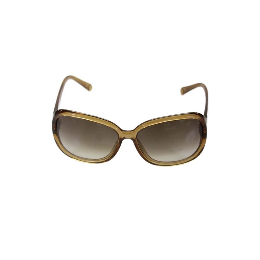 Louis Vuitton Womens Acetate Obsession GM Glitter Sunglasses Light Brown 152mm